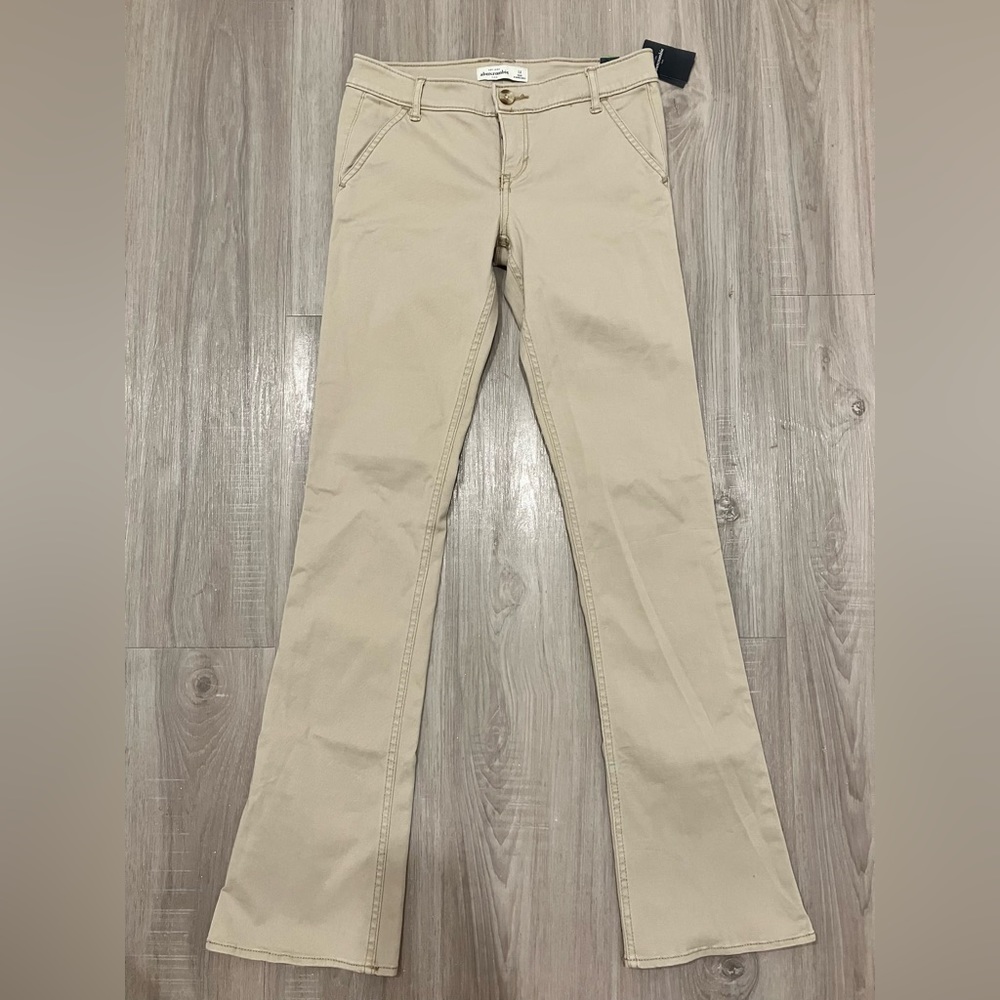 NWT Abercrombie Kids Khaki Bootcut Pants